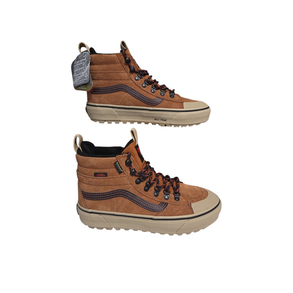 Vans Sk8-Hi MTE-2 Brown Suede Waterproof Cold Weather Boots Mens 6.5 Women 8
